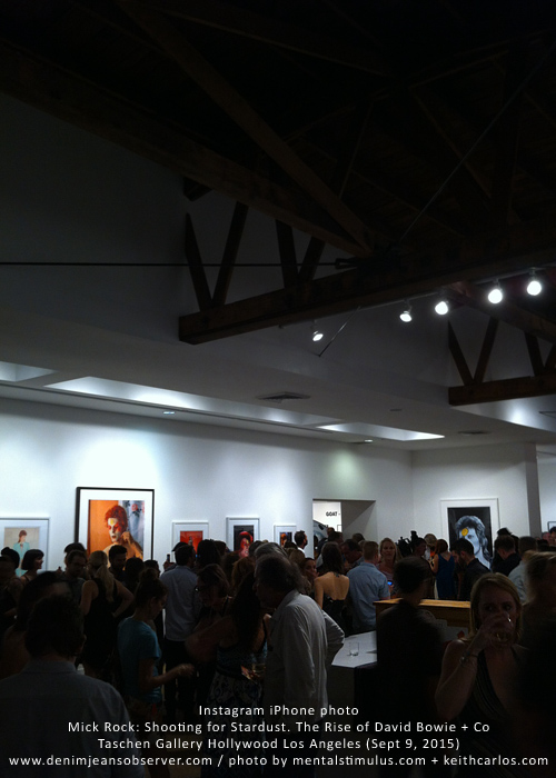 Taschen Gallery Art Show Hollywood Mick Rock David Bowie 2015
