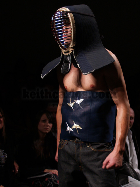 Evisu runway catwalk at Mercedes-Benz Fashion Week Los Angeles