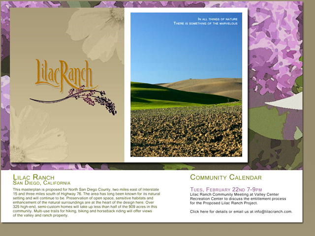 Lilac Ranch Masterplan